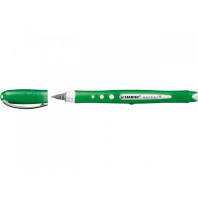 ROLLERPEN STABILO WORKER COLORFUL GROEN