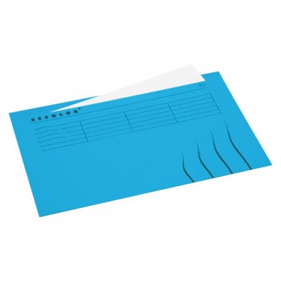 VOUWMAP SECOLOR FOLIO ONGELIJK BLAUW