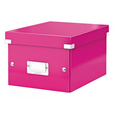 OPBERGBOX LEITZ CLICK&STORE 200X148X250MM ROZE