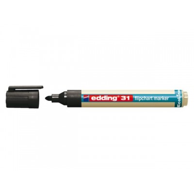 VILTSTIFT EDDING 31 ECO FLIPOVER ROND 1-5MM ZWART