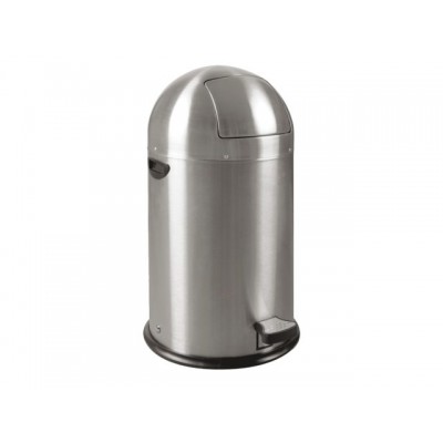 AFVALBAK KICKCAN 33LITER METALEN BINNENBAK CHROOM