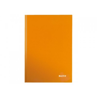 NOTITIEBOEK LEITZ WOW A4 LIJN 80V ORANJE