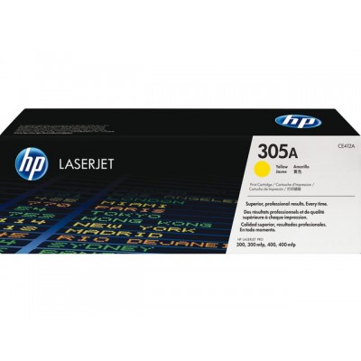 TONERCARTRIDGE HP 305A CE412A 2.6K GEEL