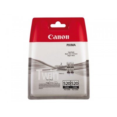 INKCARTRIDGE CANON PGI-520 2X ZWART