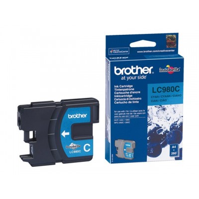 INKCARTRIDGE BROTHER LC-980 BLAUW