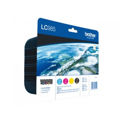INKCARTRIDGE BROTHER LC-985 ZWART 3 KLEUREN