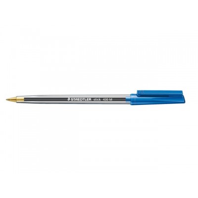 BALPEN STAEDTLER STICK 430 M BLAUW