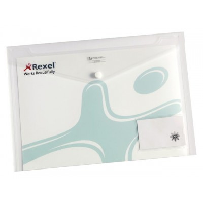 ENVELOPTAS REXEL ICE ID A4 TRANSPARANT