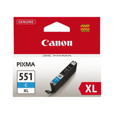 INKCARTRIDGE CANON CLI-551XL BLAUW