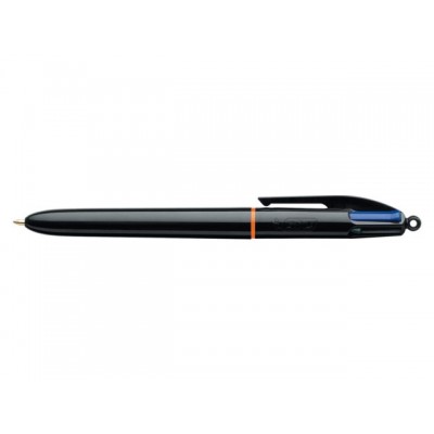 BALPEN BIC 4KLEUREN PRO MET RING EN CLIP M