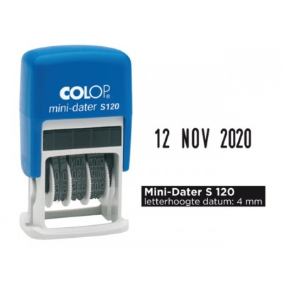 DATUMSTEMPEL COLOP S120 MINI-DATER 4MM