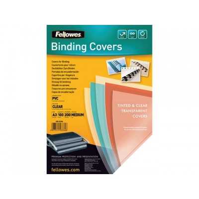 VOORBLAD FELLOWES A3 PVC 200MICRON