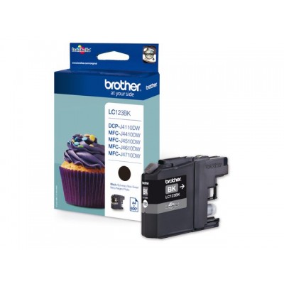 INKCARTRIDGE BROTHER LC-123 ZWART