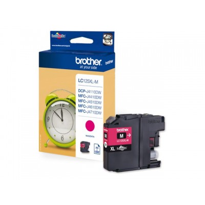 INKCARTRIDGE BROTHER LC-125XL ROOD