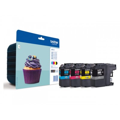 INKCARTRIDGE BROTHER LC-123 ZWART 3 KLEUREN