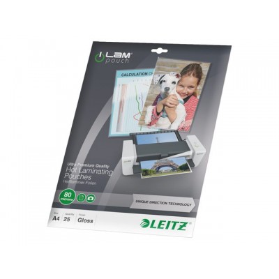 LAMINEERHOES LEITZ ILAM A4 2X80MICRON