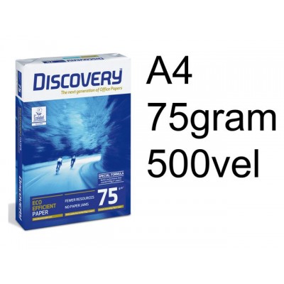 KOPIEERPAPIER DISCOVERY A4 75GR WIT