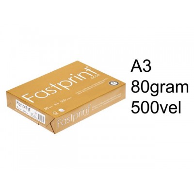 KOPIEERPAPIER FASTPRINT GOLD A3 80GR WIT