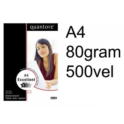 KOPIEERPAPIER QUANTORE EXCELLENT A4 80GR WIT