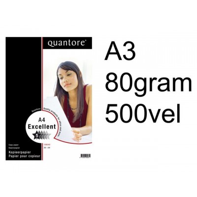 KOPIEERPAPIER QUANTORE EXCELLENT A3 80GR WIT