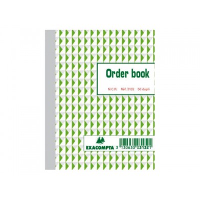 ORDERBOEK EXACOMPTA 135X105MM 50X2V