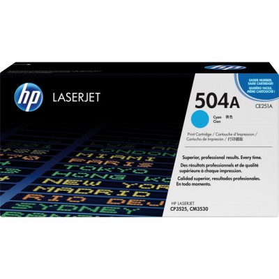 TONERCARTRIDGE HP 504A CE251A 7K BLAUW