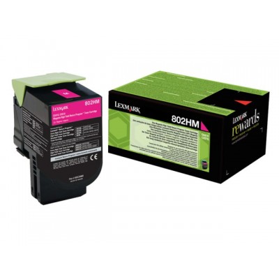 TONERCARTRIDGE LEXMARK 80C2HM0 PREBATE 3K ROOD