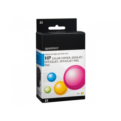 INKCARTRIDGE QUANTORE HP 23 C1823D KLEUR