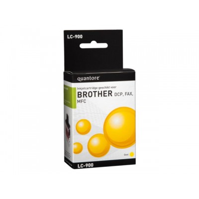 INKCARTRIDGE QUANTORE BRO LC-900 GEEL
