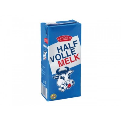 MELK LANDHOF HALFVOL HOUDBAAR 1 LITER