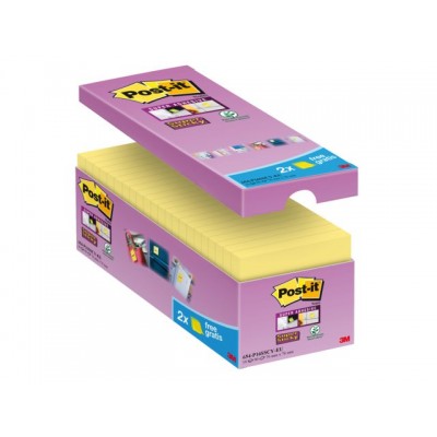 MEMOBLOK 3M POST-IT 654 76X76MM SS GEEL