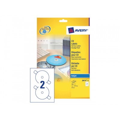 ETIKET AVERY CD J8676-25 50ST