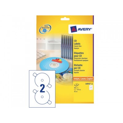 ETIKET AVERY ZWECK CD L6043-100 200ST