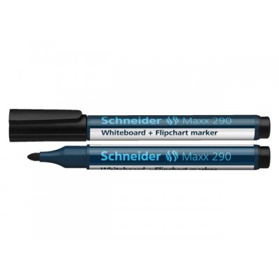 VILTSTIFT SCHNEIDER 290 WHITEBOARD ROND 3MM ZWART