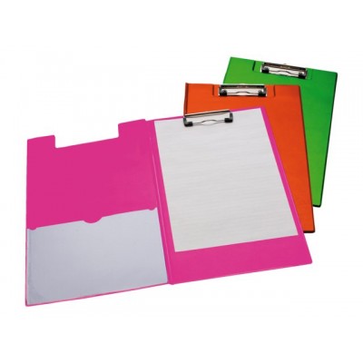 KLEMBORD A4/FOLIO KLEM 10CM PENLUS/HOES NE ROZE