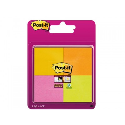 MEMOBLOK 3M POST-IT 6910 SUPER STICKY 51X51MM ASS