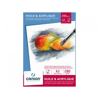 OLIE-ACRYLBLOK CANSON A3 10V 290GR