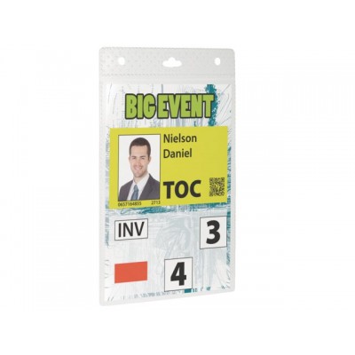 BADGE DURABLE 8525 EVENT A6 TRANSPARANT