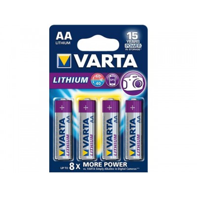 BATTERIJ VARTA AA PROFESSIONAL LITHIUM