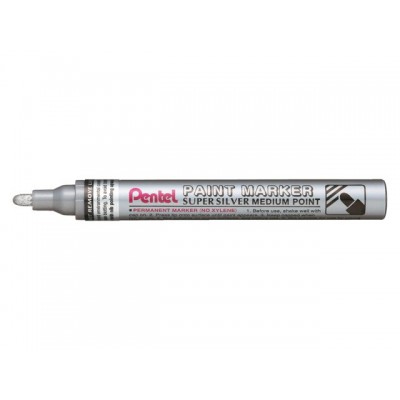 VILTSTIFT PENTEL MMP10 PAINT ROND 2.5MM ZILVER