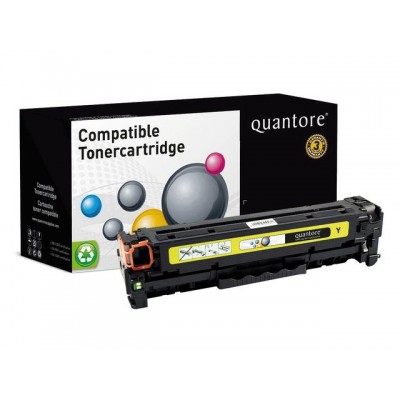 TONERCARTRIDGE QUANTORE HP CF382A 2.7K GEEL