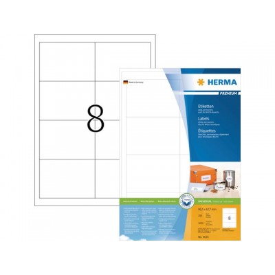 ETIKET HERMA 4624 97X67.7MM PREMIUM A4 1600ST