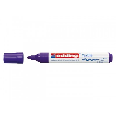 VILTSTIFT EDDING 4500 TEXTIEL ROND 2-3MM VIOLET
