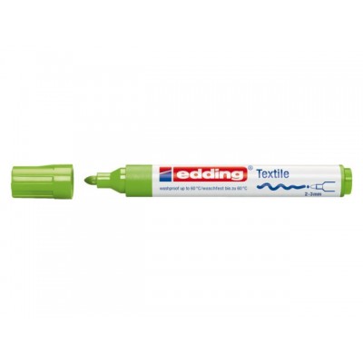 VILTSTIFT EDDING 4500 TEXTIEL ROND 2-3MM LGROEN