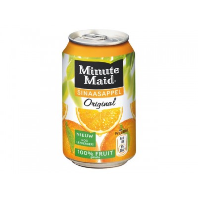 FRISDRANK MINUTE MAID ORANGE BLIKJE 0.33L