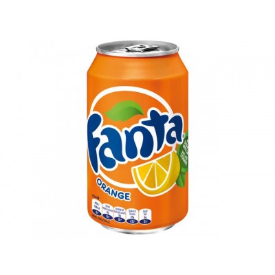 FRISDRANK FANTA ORANGE BLIKJE 0.33L