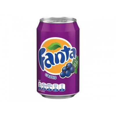 FRISDRANK FANTA CASSIS BLIKJE 0.33L