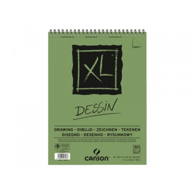 TEKENBLOK CANSON XL DESSIN A3 160GR 50V SPIRAAL