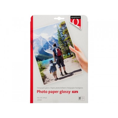 FOTOPAPIER QUANTORE A4 240GR GLANS