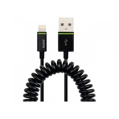 KABEL LEITZ COMPLETE LIGHTNING-USB SPIRAAL 1M ZW